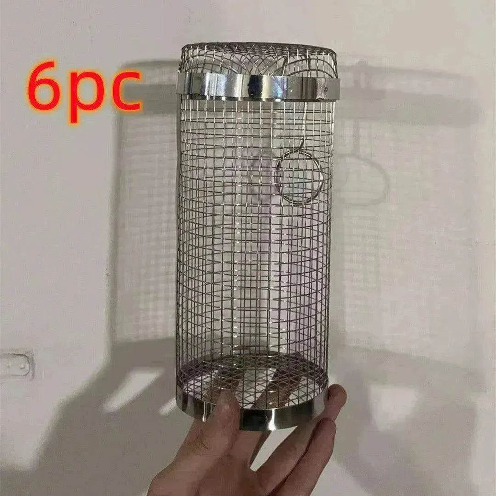 Metal BBQ Grilling Basket Net Portable Outdoor Camping Rack - EX-STOCK Canada