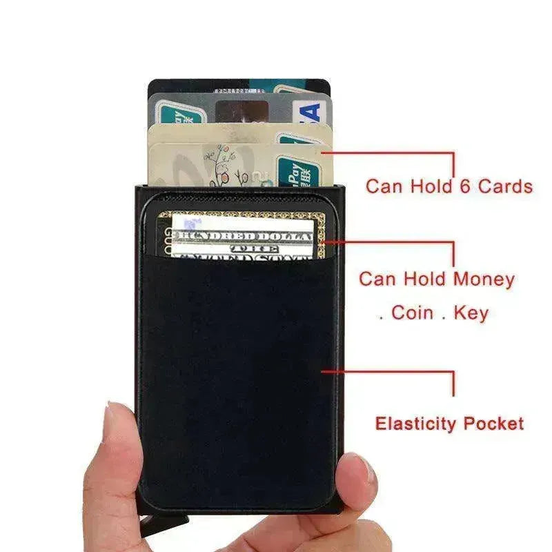 Metal Credit Card Holder Smart Wallet - EX-STOCK CANADA