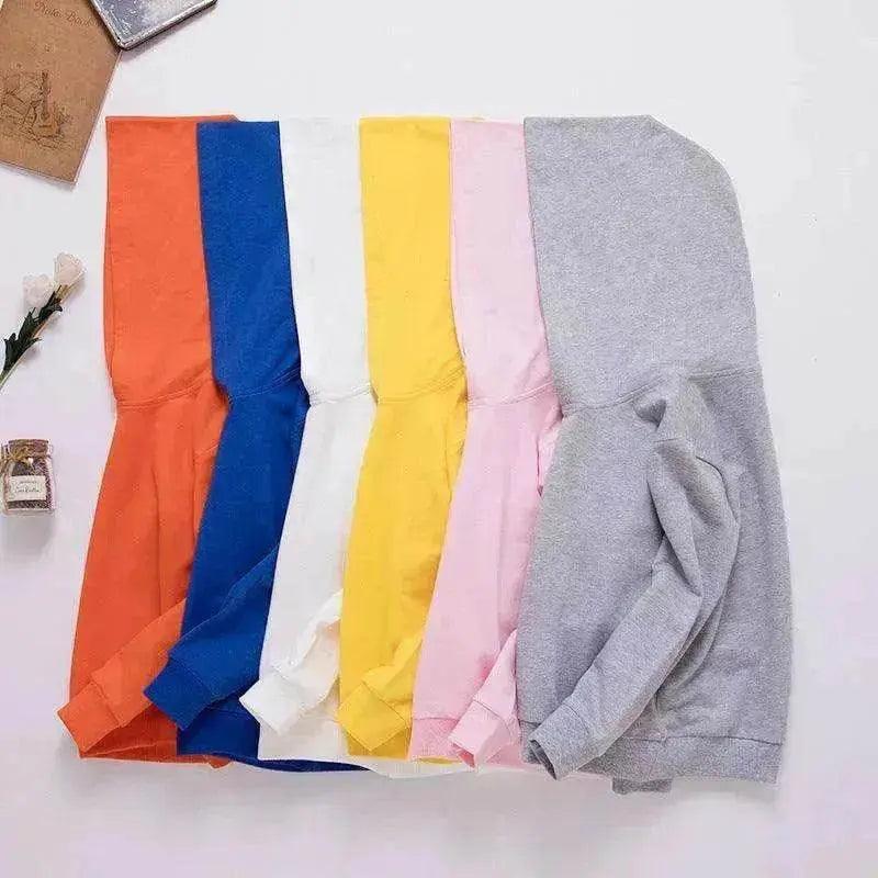 Middle And Small Size Children's Customized Pure Cotton Hooded Blank Sweater - EX-STOCK Canada