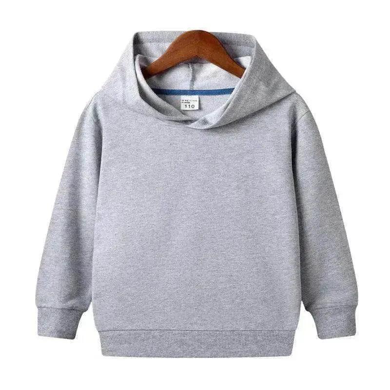 Middle And Small Size Children's Customized Pure Cotton Hooded Blank Sweater - EX-STOCK Canada