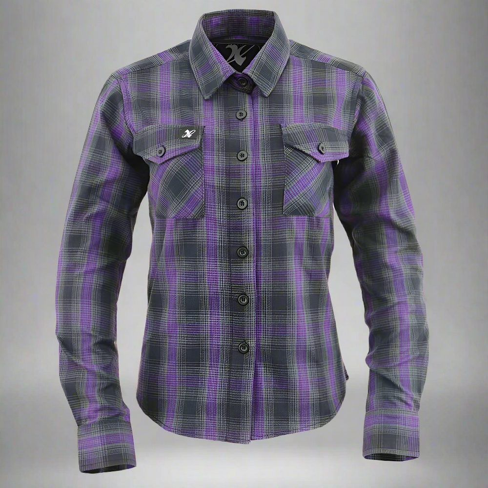 Chemise à carreaux renforcée pour femmes Milwaukee LeatherEX-STOCK Canada