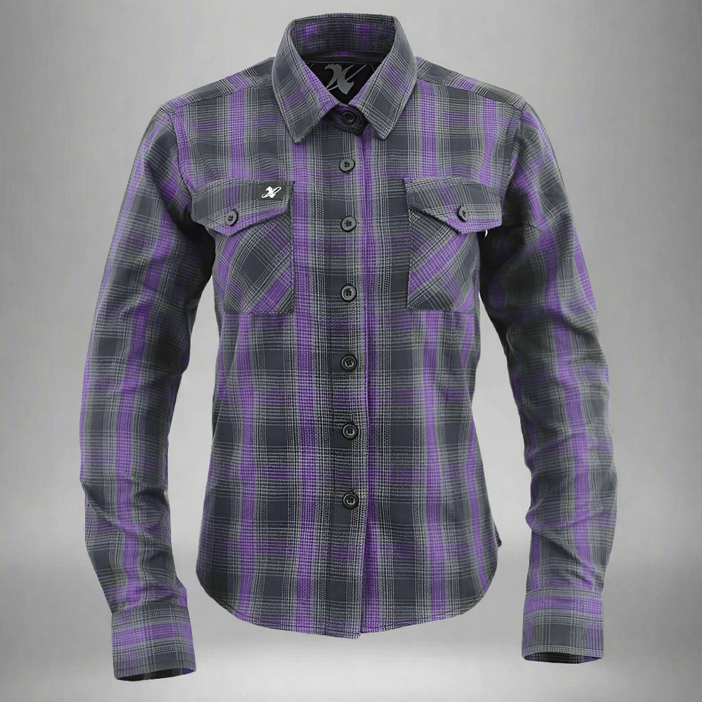Camicia a quadri con armatura da donna Milwaukee LeatherEX-STOCK Canada