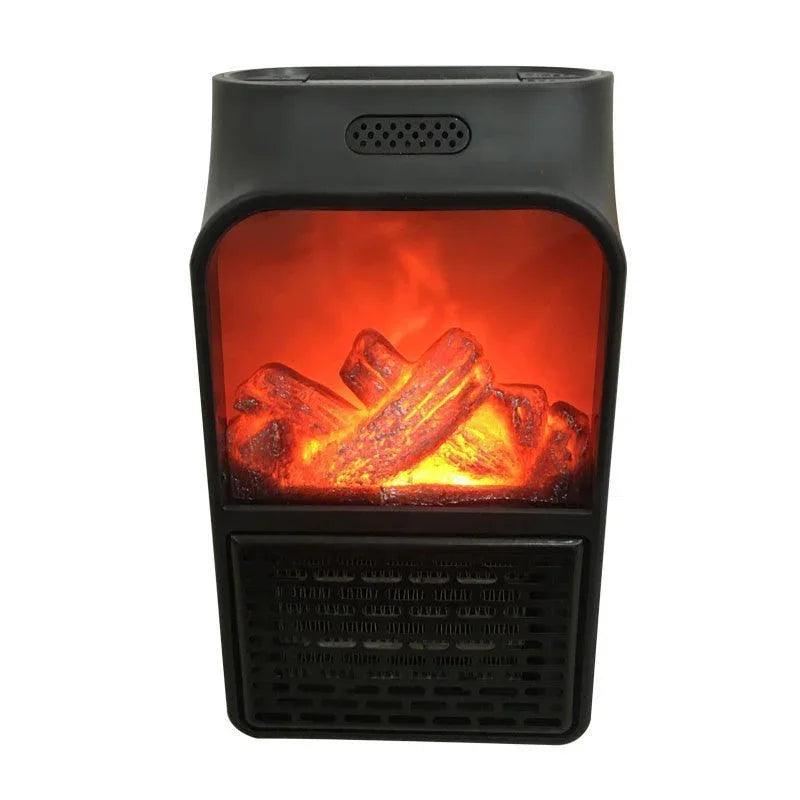 Mini Electric Fireplace Heater Electric Heater with Log Flame Effect Warm Air Heater Fanr 220V 50Hz EX-STOCK Canada