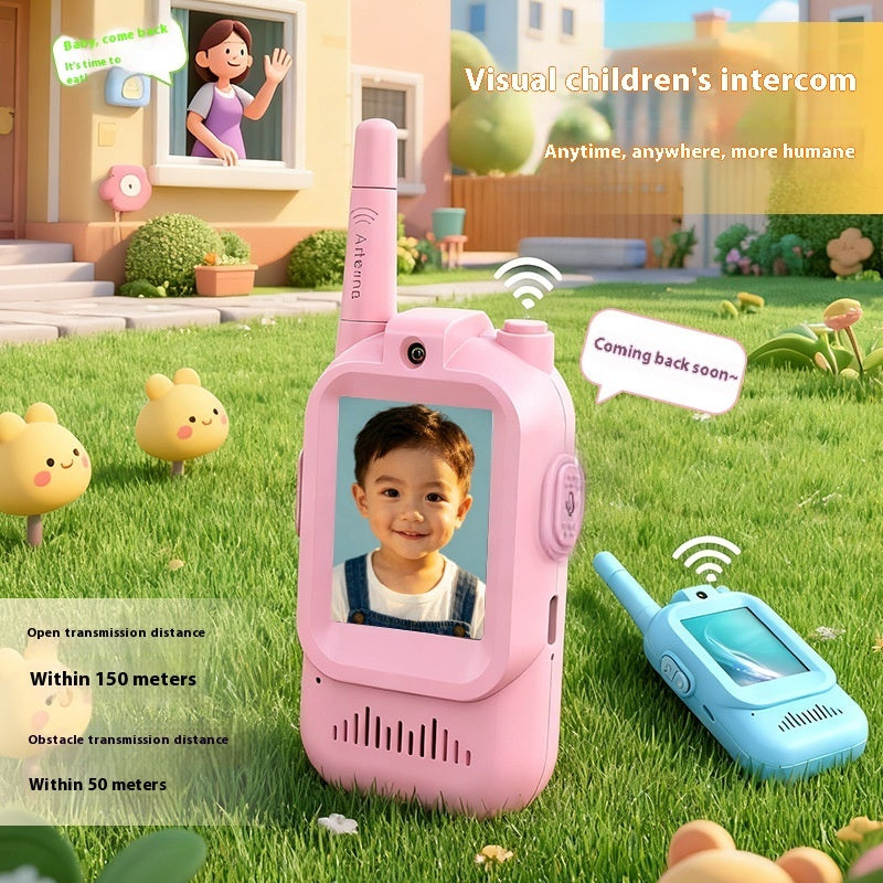 Mini Video Wireless Walkie Talkies For Kids Handheld 2 Pack Rechargeable Intercom Cam Outdoor Family Games Gift For Boys Girls EX-STOCK Canada
