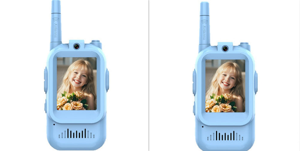 Mini Video Wireless Walkie Talkies For Kids Handheld 2 Pack Rechargeable Intercom Cam Outdoor Family Games Gift For Boys Girls EX-STOCK Canada