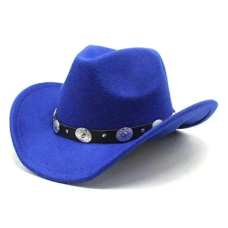 Minority Style Woolen Western Cowboy Hats Men's And Women's Couple Hats - EX-STOCK Canada