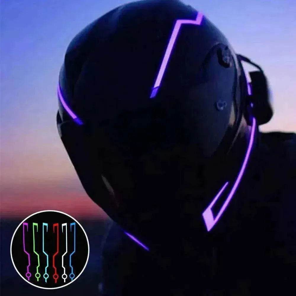 Motorcycle LED Helmet Signal Strip Kit - EX-STOCK Canada