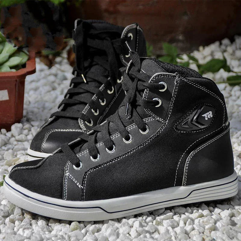 Motorcycle Riding Shoes Men's Summer Motorcycle Casual Short Boots Motorcycle Shoes Anti-fall Breathable Rider Boots EX-STOCK Canada