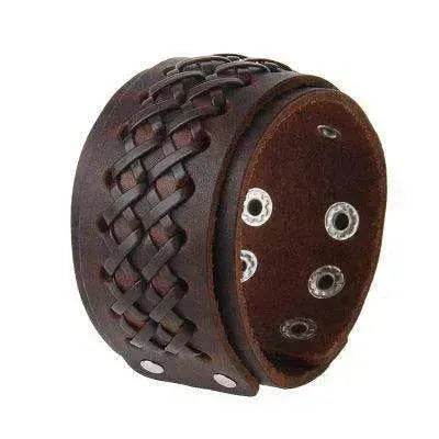 Multi-layer Vintage Cowhide Rope Men's Bracelet - EX-STOCK Canada