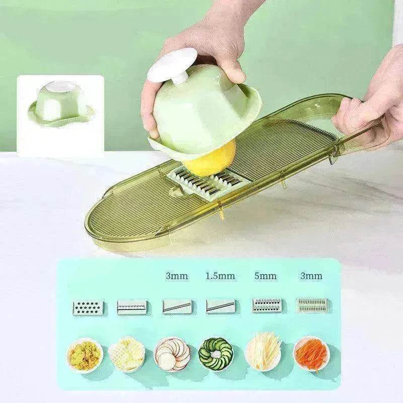 Multifunction Transparent Vegetable Cutter Steel Blade - EX-STOCK Canada