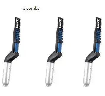 Multifunctional ABS Comb Head and Beard Hair Straightener - EX-STOCK Canada