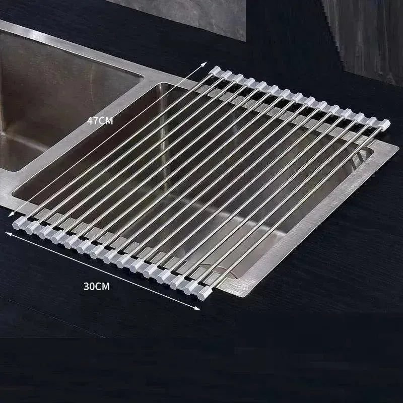 Support de casserole ménager multifonctionnel Cuisine Rangement Ustensiles Égouttoir - EX-STOCK CANADA