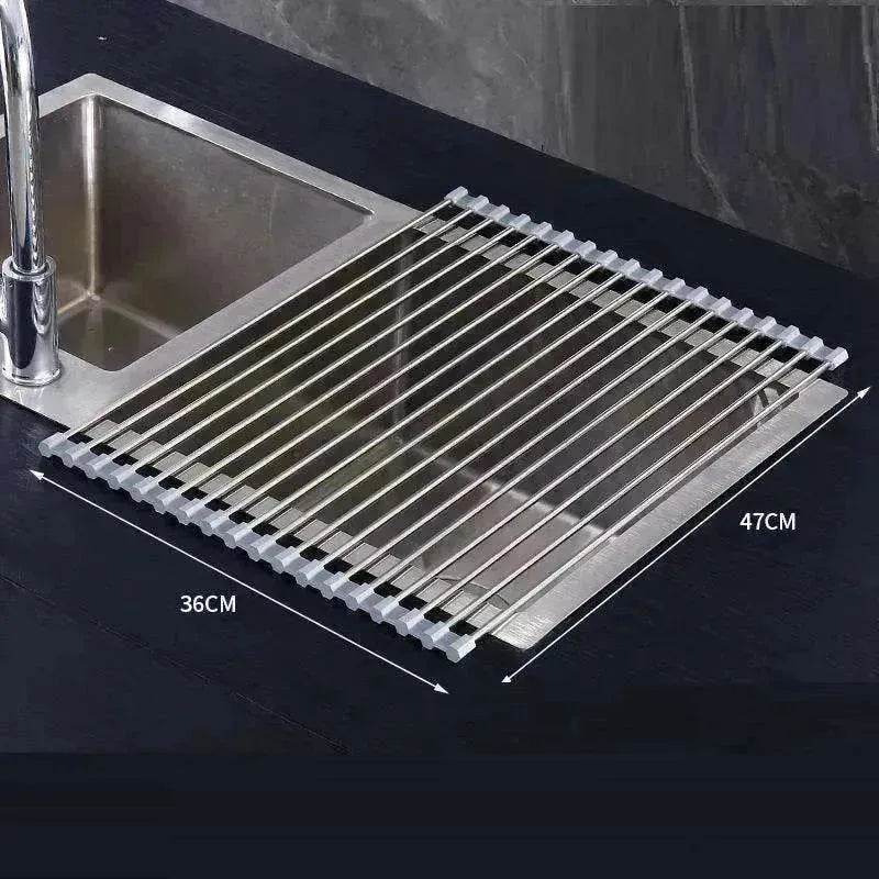 Multifunctional Household Pot Mat Kitchen Cookware Storage Drainage Rack - EX-STOCK Canada