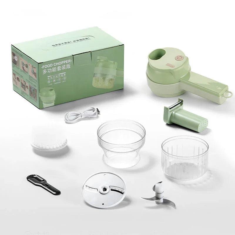 Multifunctional Household Slice Electric Garlic Pounding Chopper EX-STOCK Canada