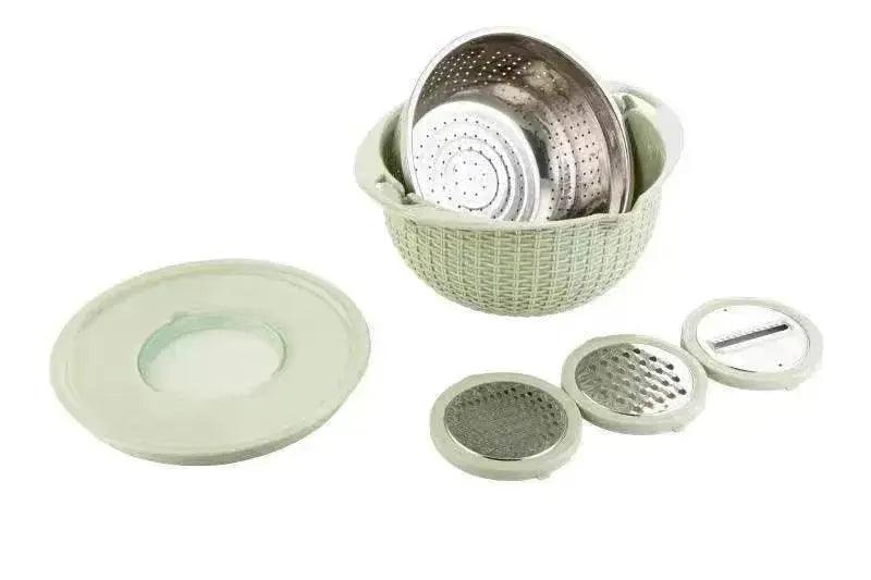 Panier de lavage rotatif créatif multifonctionnel pour la cuisine et la maison - EX-STOCK Canada