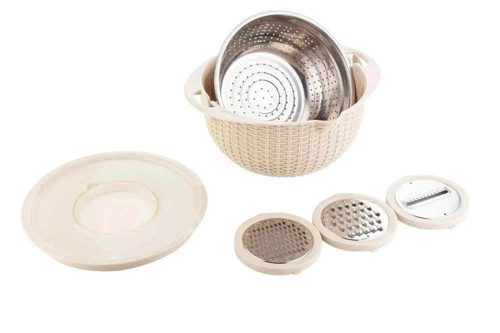 Multifunctional Kitchen Creative Household Rotating Washing Basket - EX-STOCK Canada