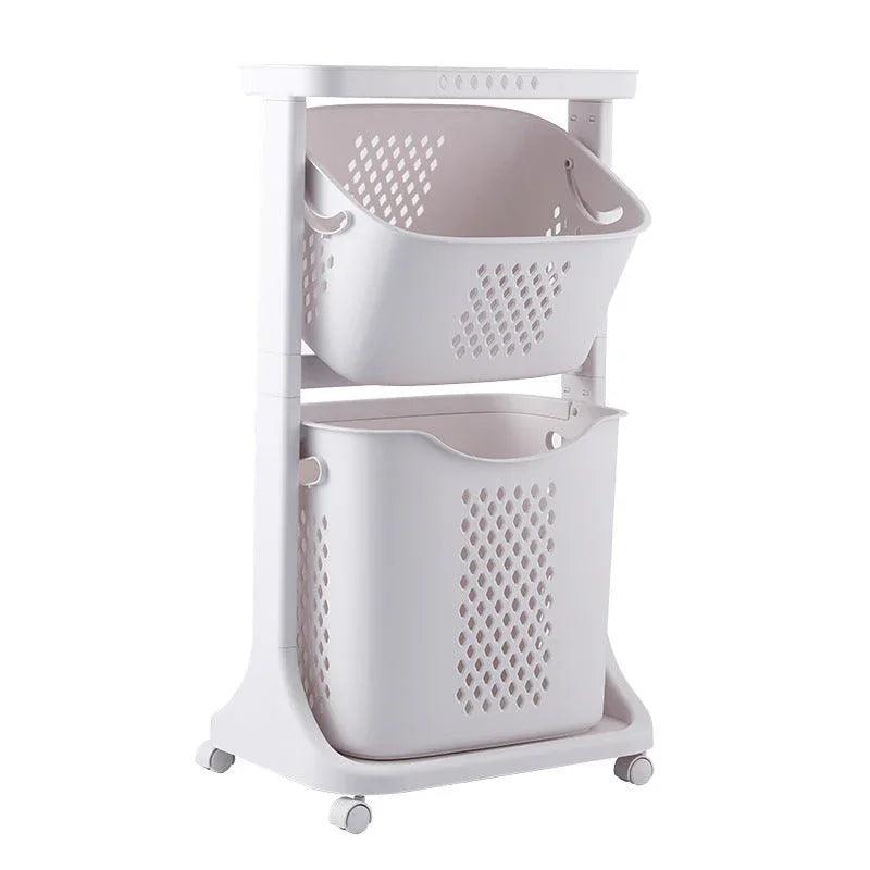 Panier à linge multifonctionnel mobile pliable Panier à vêtements sales RangementEX-STOCK Canada