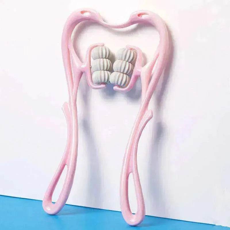 Multifunctional Manual Six-wheel Neck Massager Massage Relieve Roller Massage Tool - EX-STOCK Canada