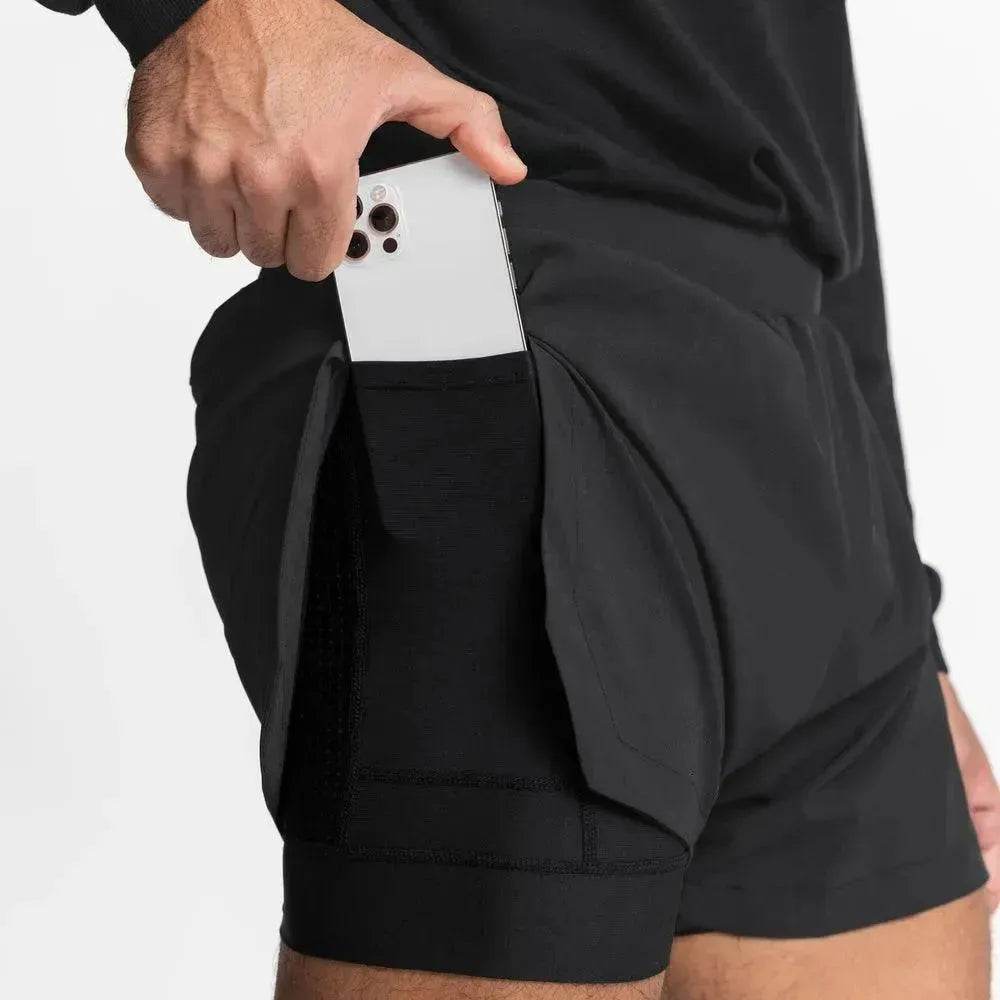 Shorts Sportivi Elastici da Palestra per Uomini Muscolosi - EX-STOCK Canada