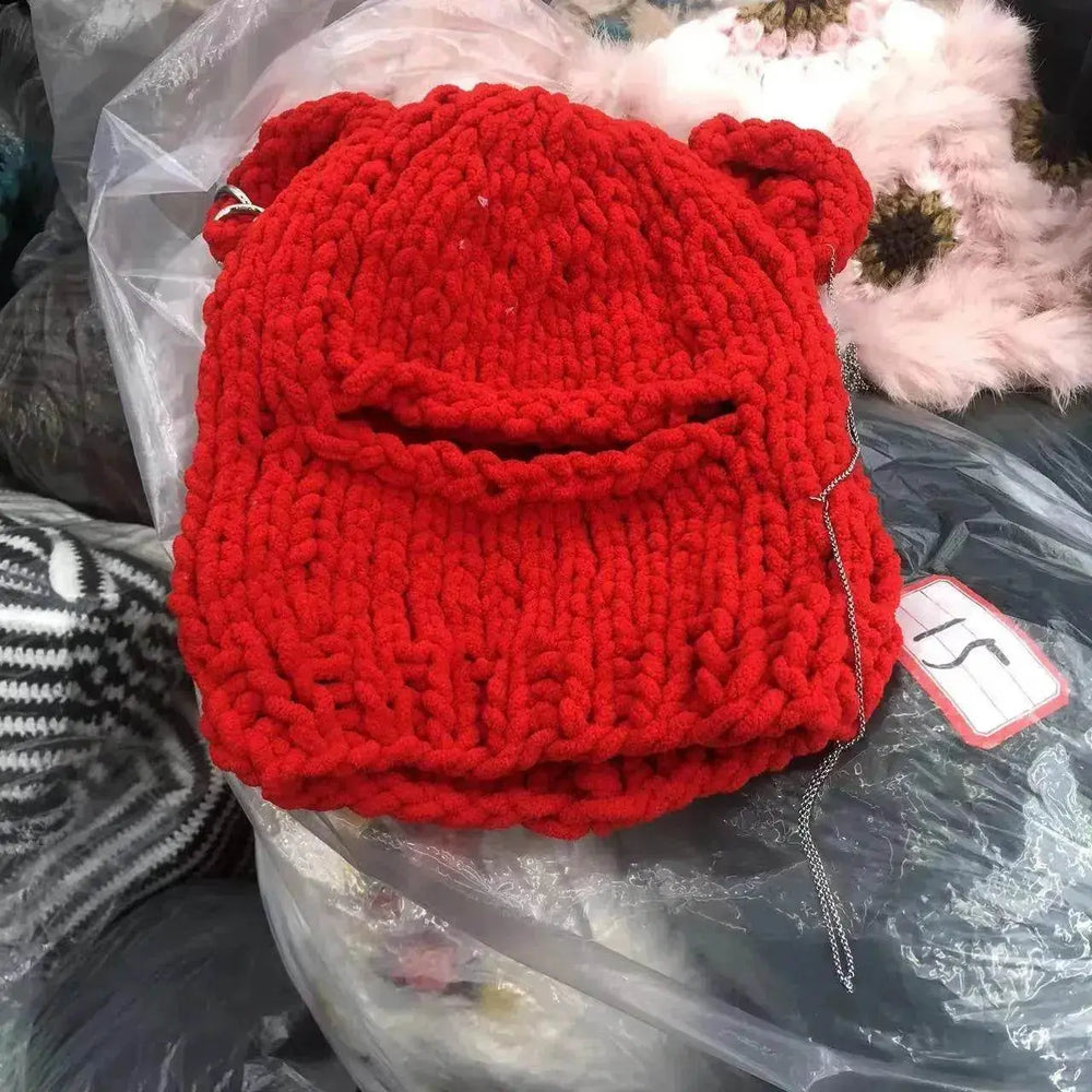 New Bear Ears Knitted Hat - EX-STOCK Canada