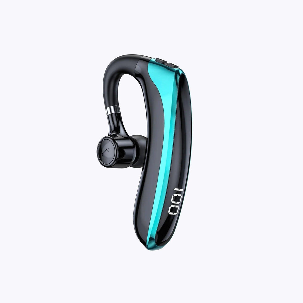Nouveau casque Bluetooth sans fil sportif à conduction osseuse intra-auriculaire avec écran numérique, porté sur l'oreille, à oreille unique, batterie ultra longue duréeEX-STOCK Canada