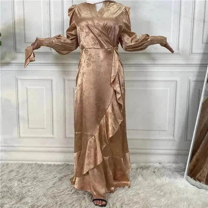 Nuevo Vestido Árabe de Mujer con Patchwork de Moda - EX-STOCK Canada