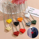 New Heart Shaped Stitching Acrylic Couple Necklace - EX-STOCK Canada