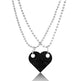 New Heart Shaped Stitching Acrylic Couple Necklace - EX-STOCK Canada