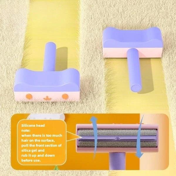 New Pet Hair Roller Remover Lint Brush 2-Way Dog Cat Comb Tool Convenient Cleaning Dog Cat Fur Brush Base Home Furniture Sofa EX-STOCK Canada