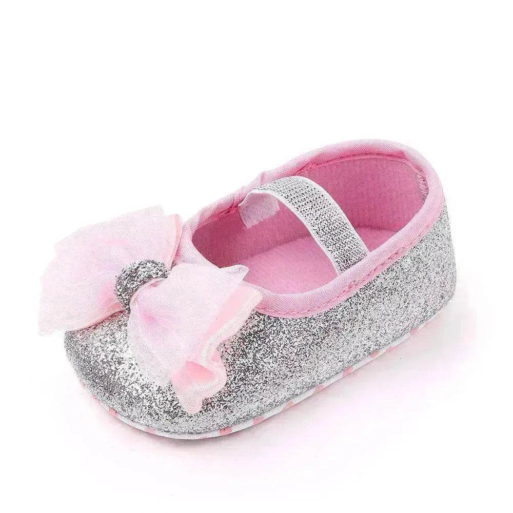 Newborn Princess Shoes Soft Sole Bow Baby Shoes - EX-STOCK Canada