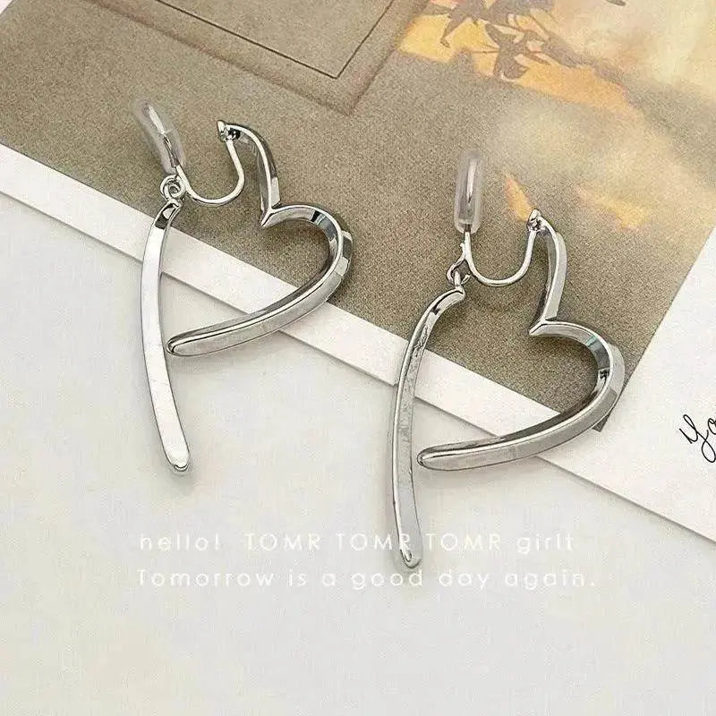 Niche Design Dual-wear Mosquito Coil Ear Clip Female Non-piercing Earrings - EX-STOCK Canada