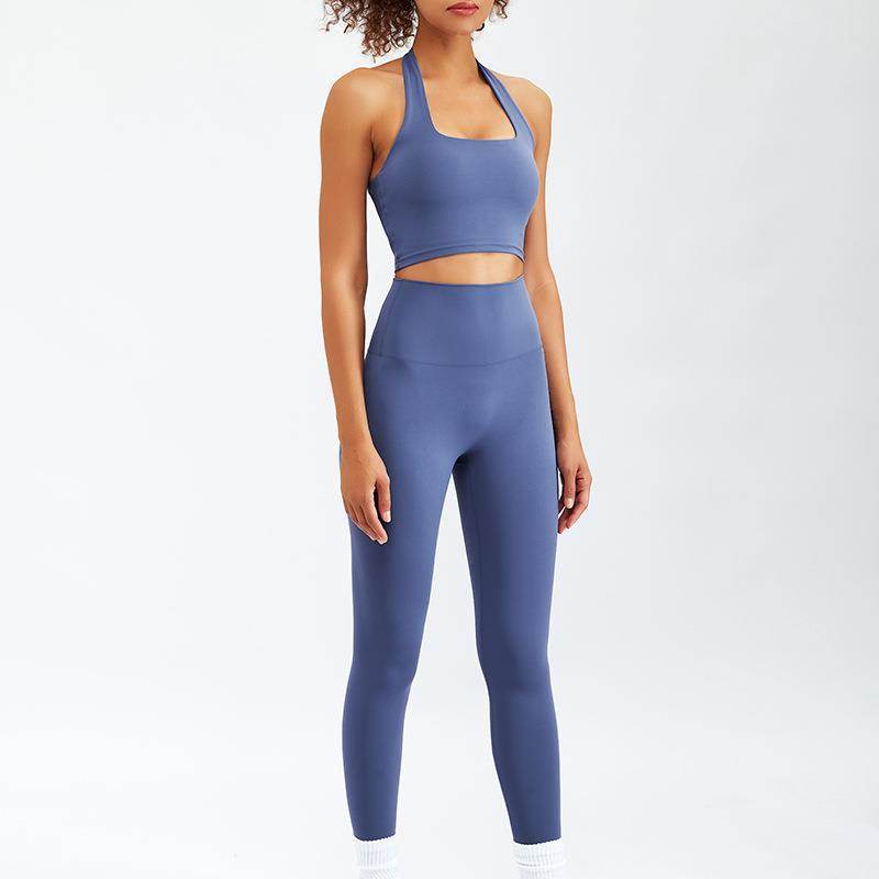 2pcs set Nude Feel Workout Outfit set Gym Clothes for women - EX-STOCK Canada