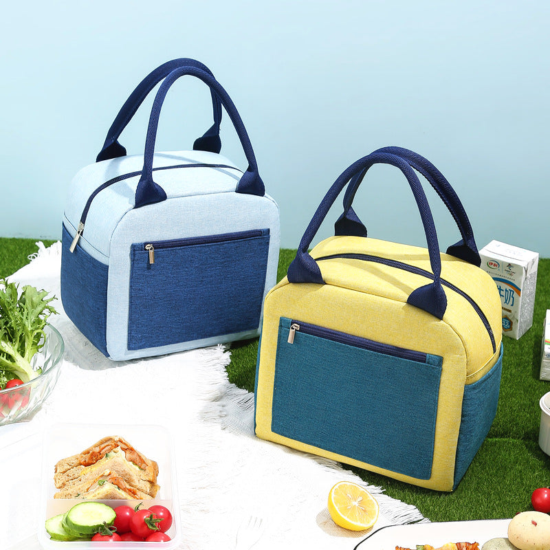 Aluminum Foil Thickening Waterproof Color Matching Lunch Insulation Bag EX-STOCK