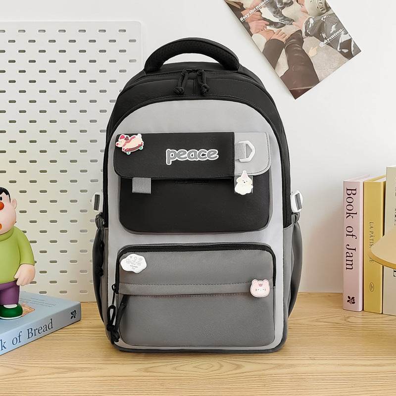 Women's Large Capacity Lightweight Simple Schoolbag - EX-STOCK Canada