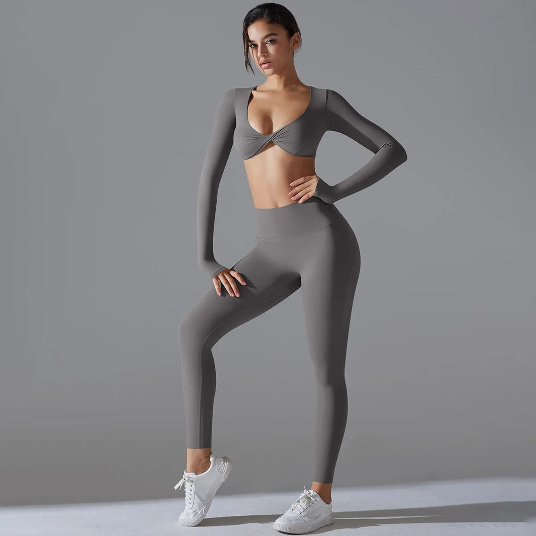 Women's Gym Clothes 2pcs set Yoga Fitness wear - EX-STOCK CANADA