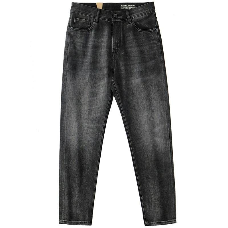 Denim Cotton Men's Heavy Black Washed Denim Jeans Pant trouser - EX-STOCK Canada