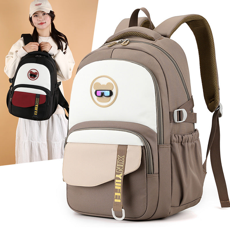 New Girls' Portable Burden Alleviation Good-looking Backpack EX-STOCK
