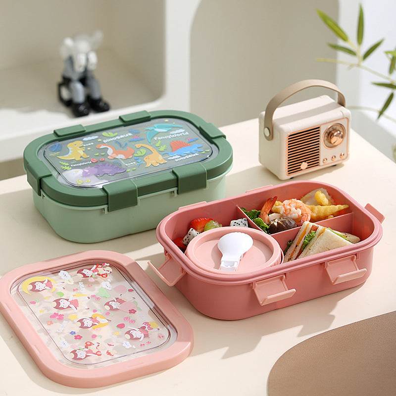 Kids Plastic Lunch Container Bento Lunch Box - EX-STOCK Canada