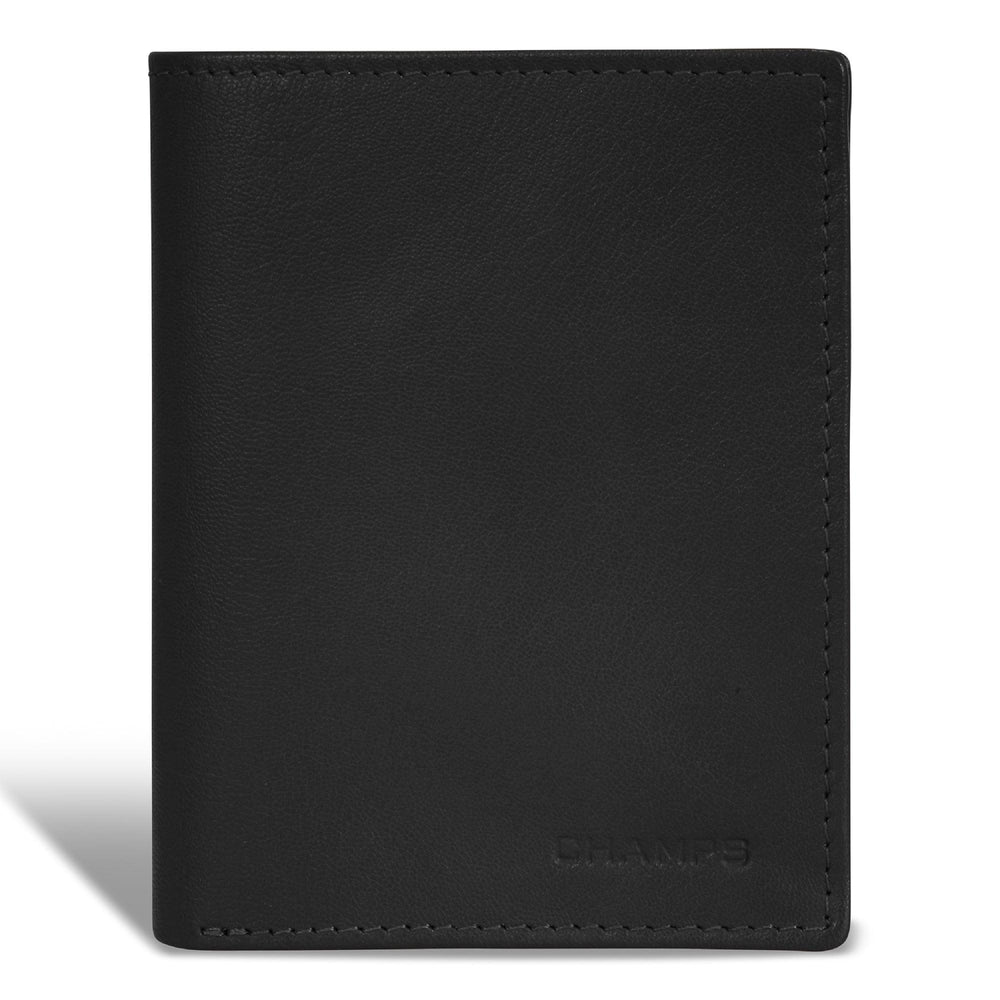 Portefeuille vertical en onyx / cuirEX-STOCK Canada