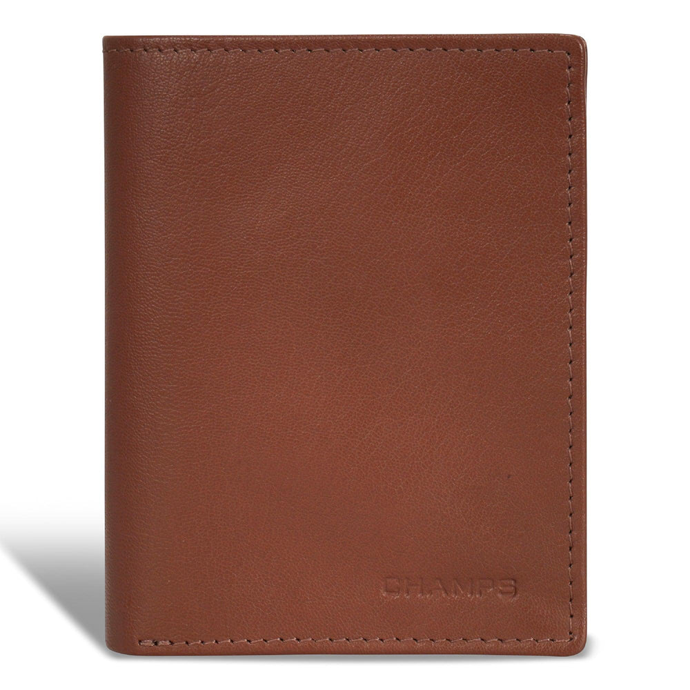 Portefeuille vertical en onyx / cuirEX-STOCK Canada