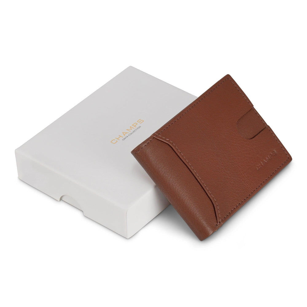 Cartera Bifold de Acceso de Cuero / ÓnixEX-STOCK Canada