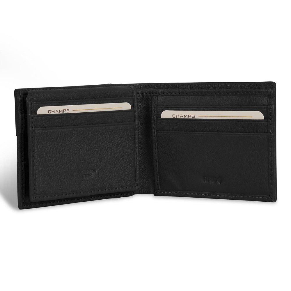 Onyx / Leder Oberer Flügel BrieftascheEX-STOCK Canada