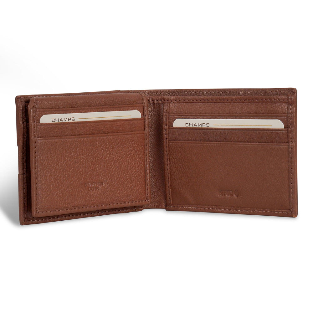 Onyx / Leder Oberer Flügel BrieftascheEX-STOCK Canada