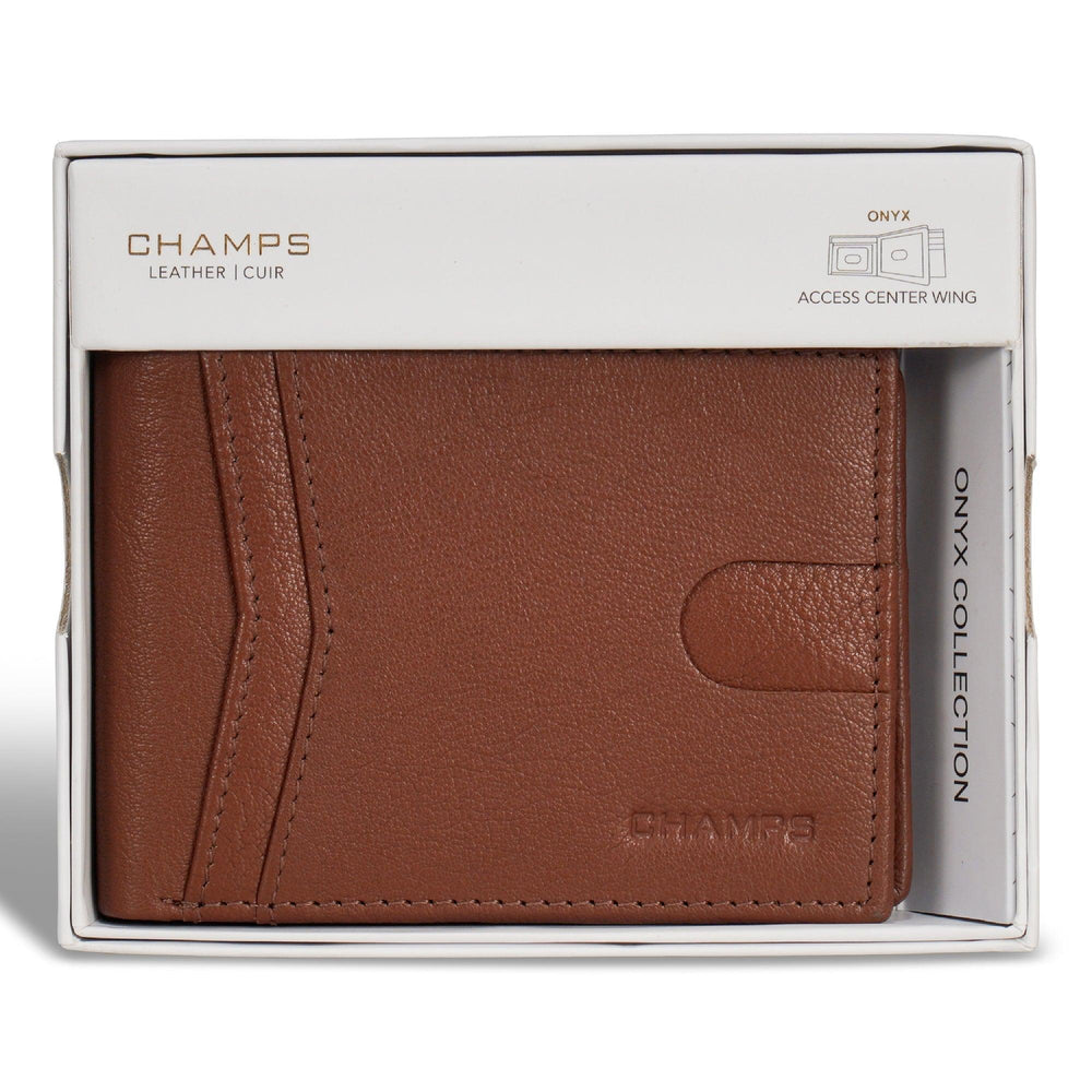 Onyx / Leather Access Center Wing Wallet EX-STOCK Canada