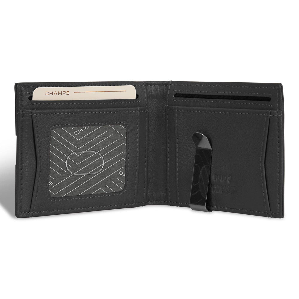Portefeuille pliant à clip en cuir / OnyxEX-STOCK Canada