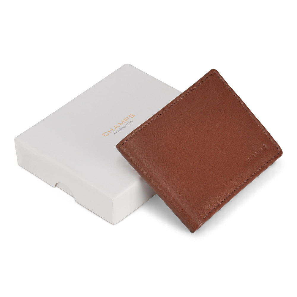 Onyx / Leder Reißverschluss Bi-Fold GeldbörseEX-STOCK Canada