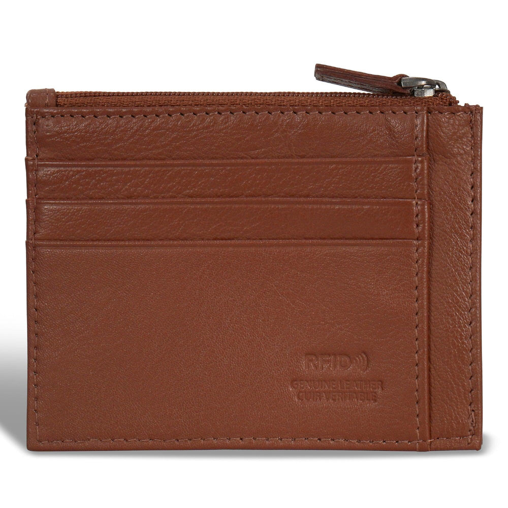 Porta Carte con Cerniera in Onice / PelleEX-STOCK Canada