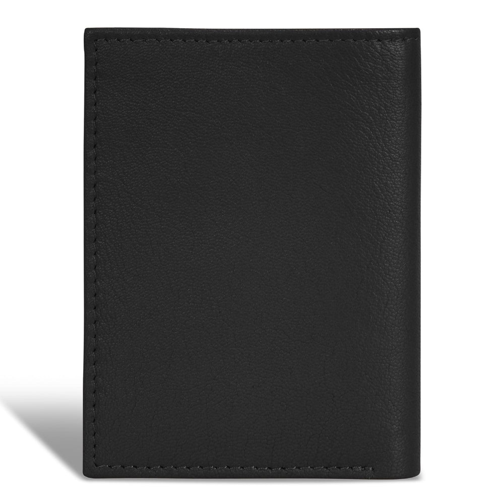 Onyx / Leder Vertikales Schlankes PortemonnaieEX-STOCK Canada
