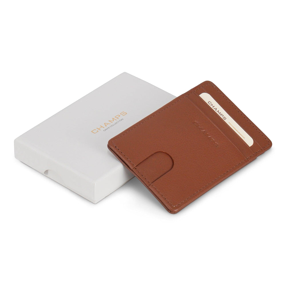 Porte-cartes en cuir / OnyxEX-STOCK Canada