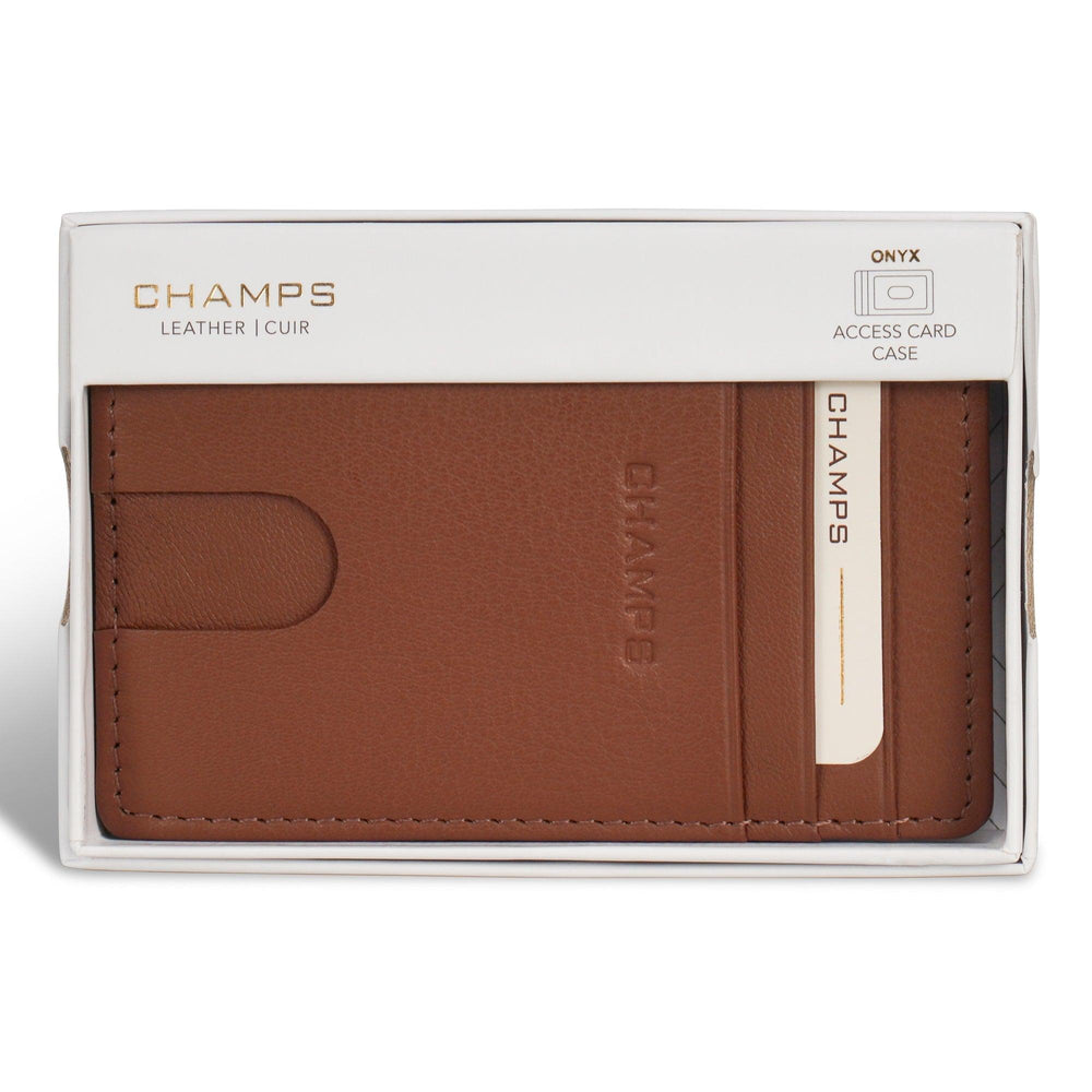 Porte-cartes en cuir / OnyxEX-STOCK Canada